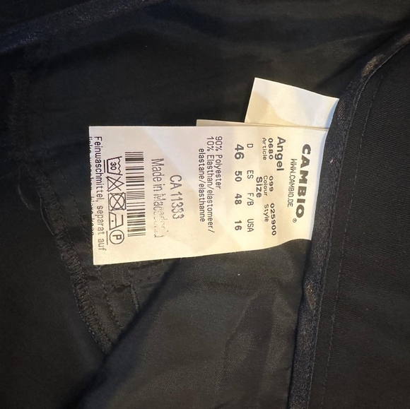 Beautiful Maria Pinto wool pinstriped wide leg pant - Picture 5 of 5